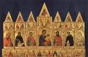 Madonna with Child and Saints Simone Martini